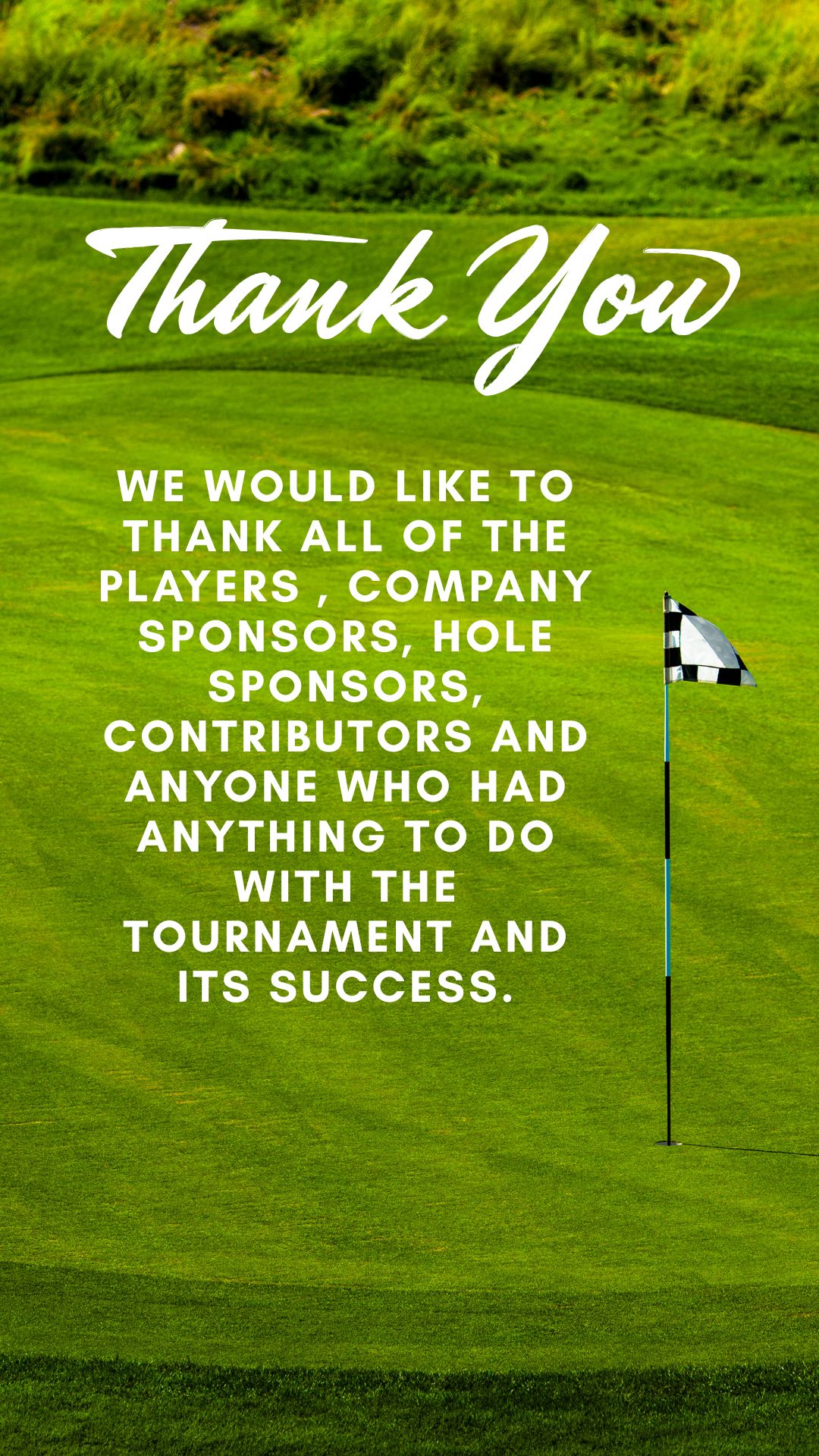 Golf Thank You